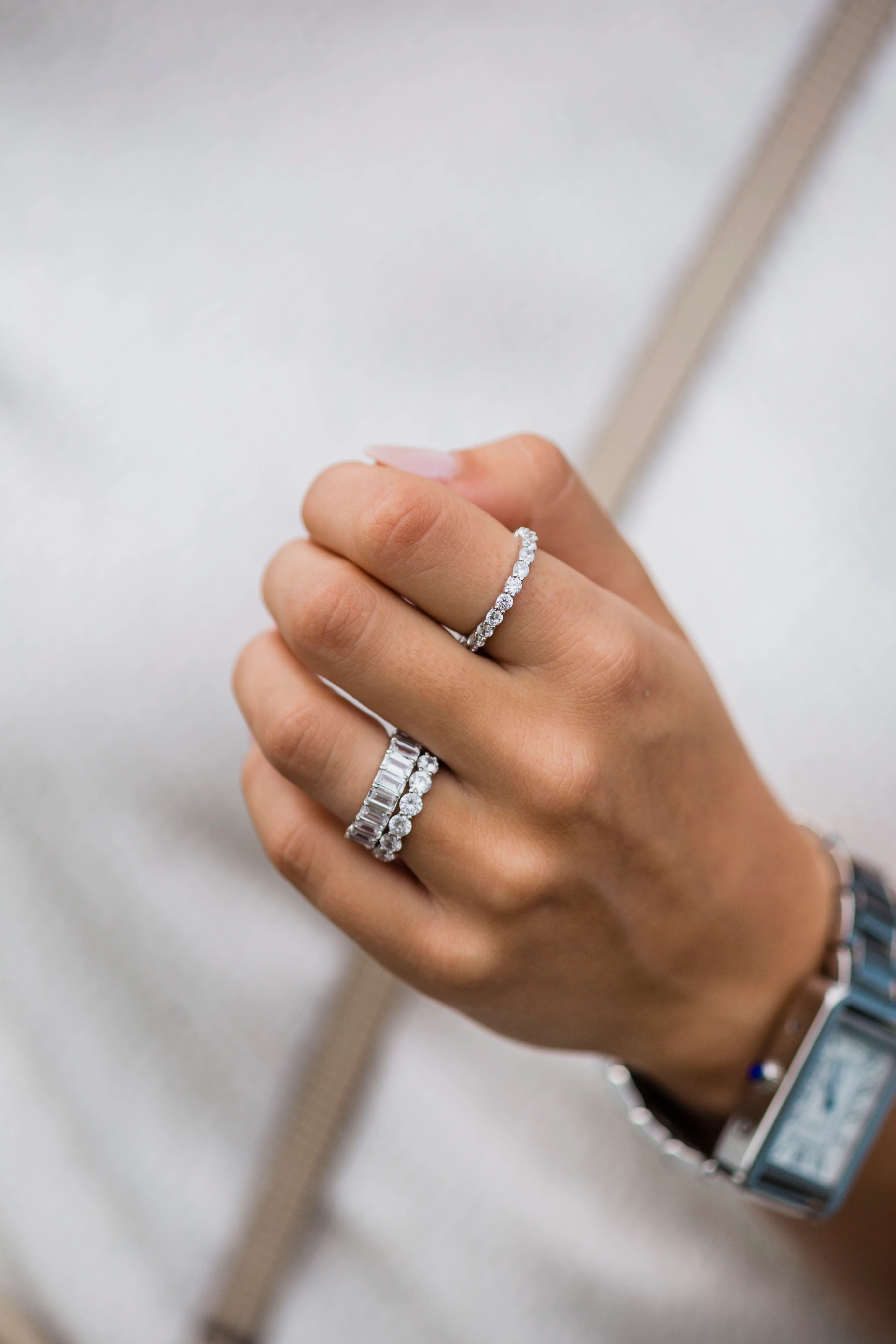 The Eva Band (5 Carat, Claw Prong) - Image 9