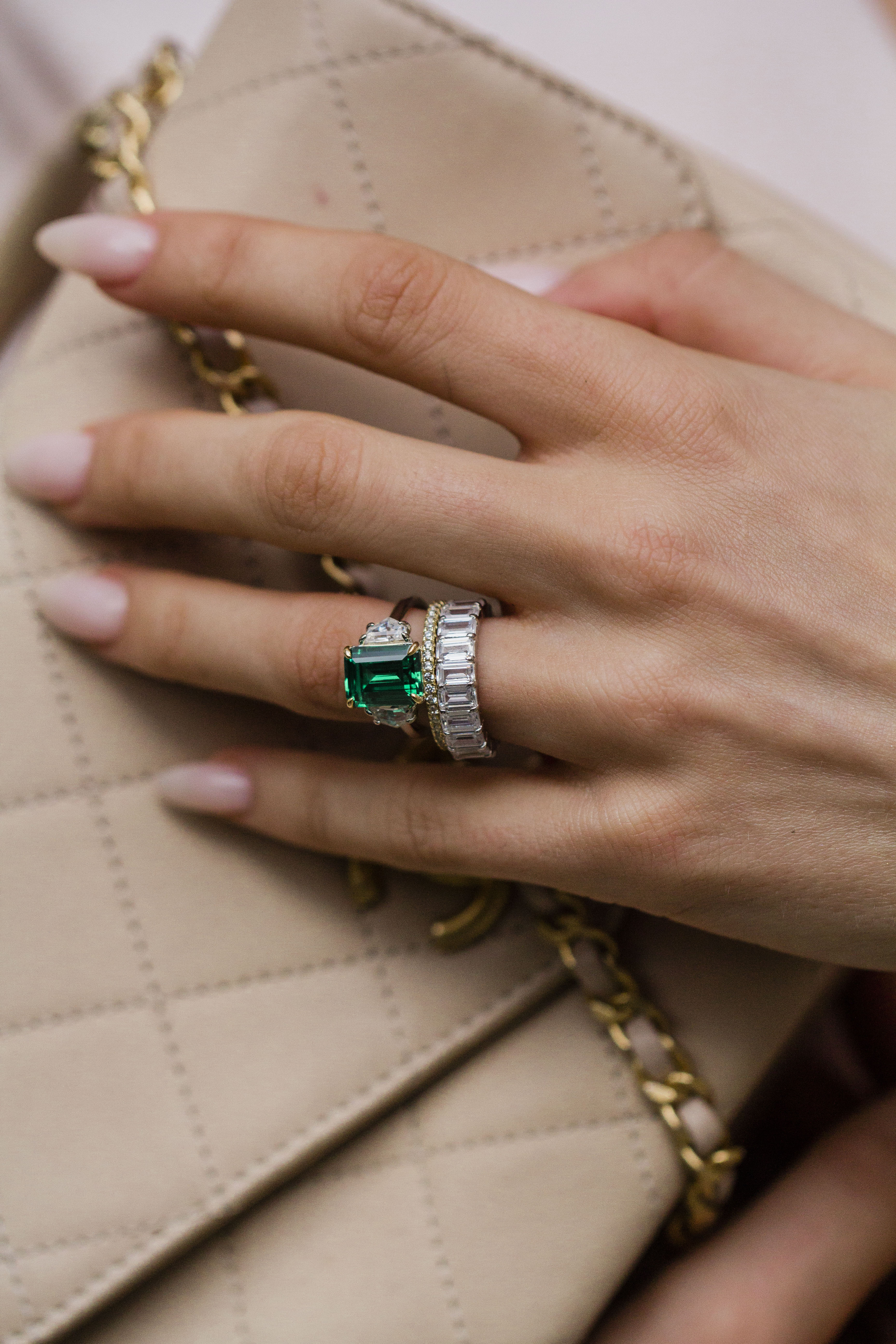 The Harper Ring (3.2 Carat, Emerald Cut) - Image 3